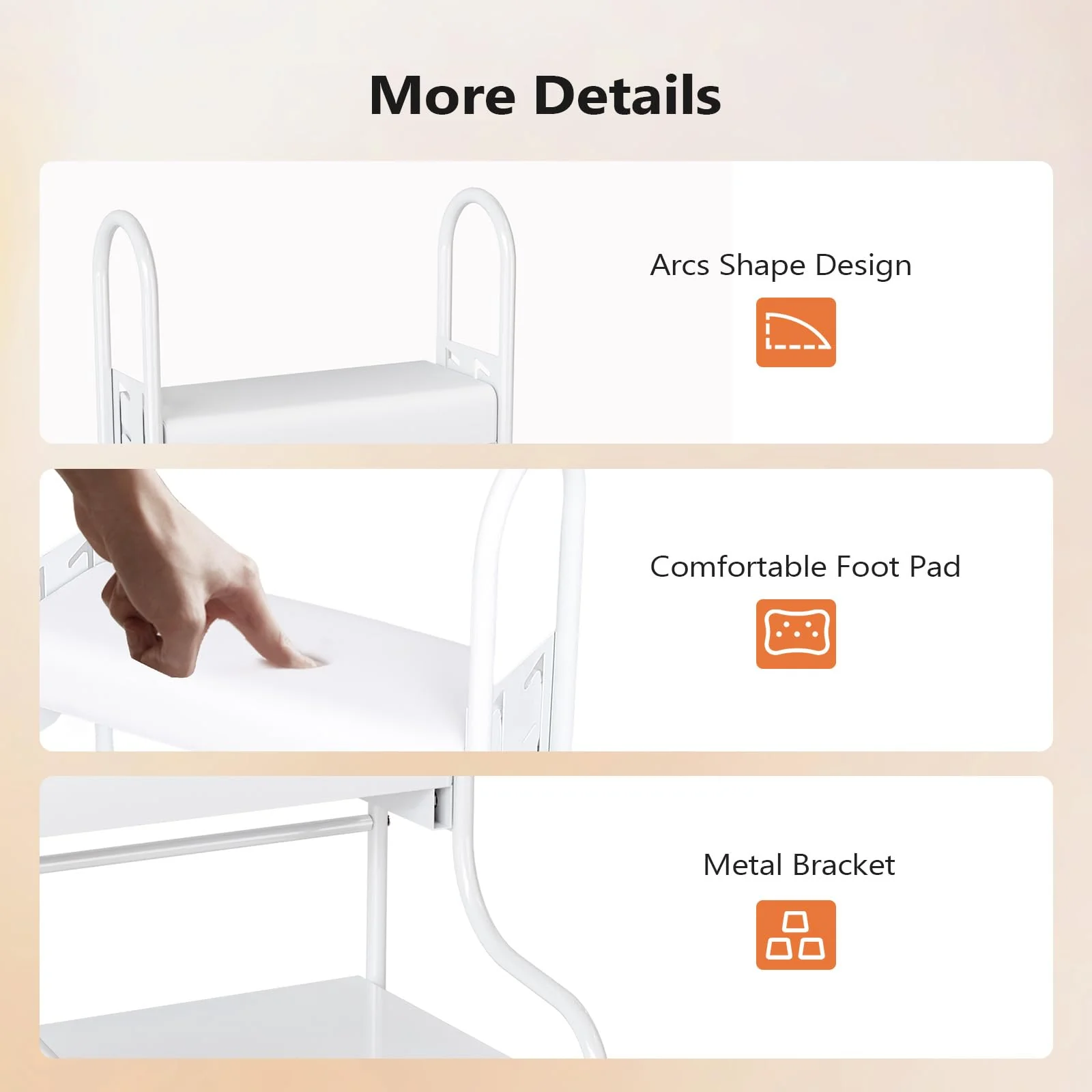 OmySalon SFBC Portable Adjustable Height Pedicure Foot Bath Trolley Cart - Image 12