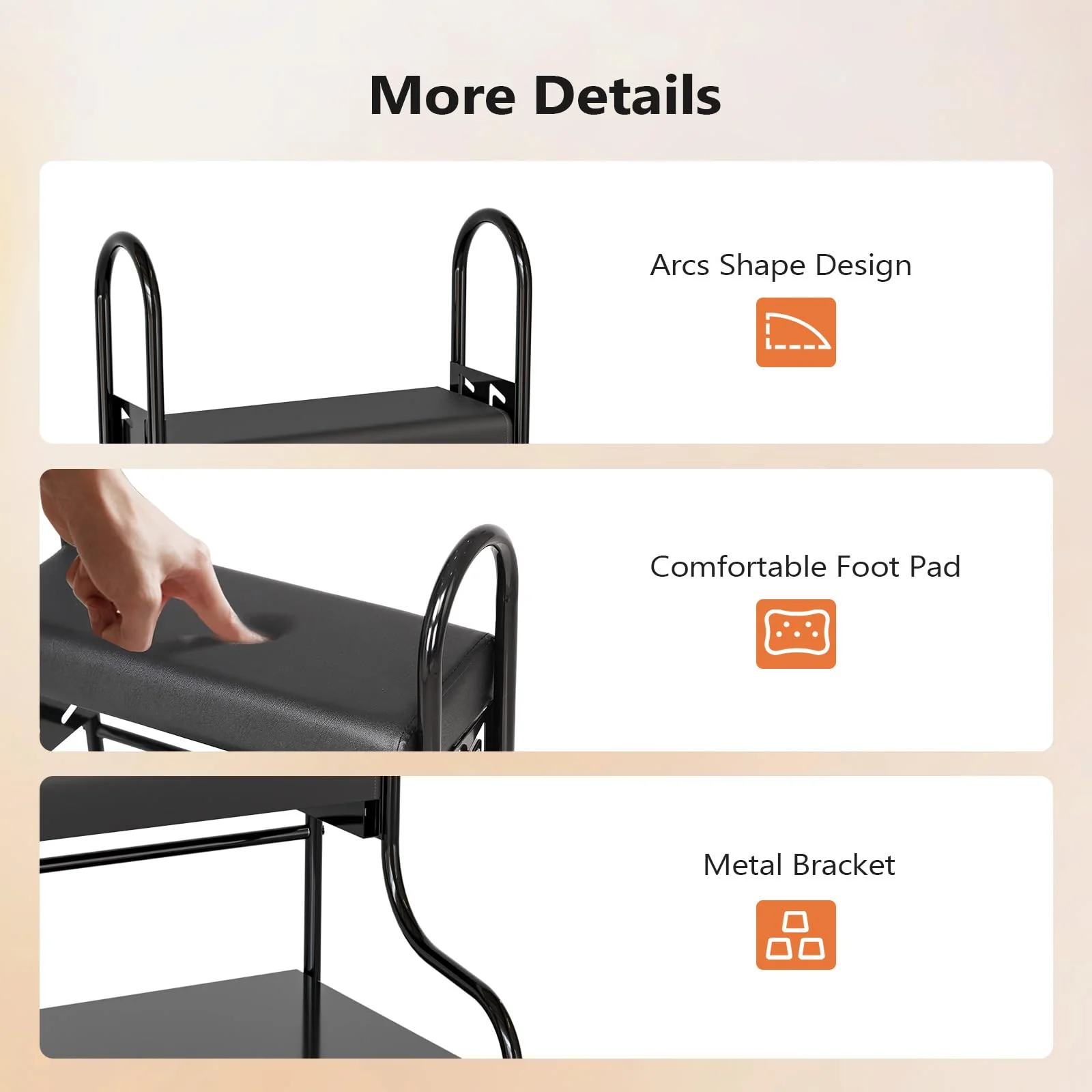 OmySalon SFBC Portable Adjustable Height Pedicure Foot Bath Trolley Cart - Image 3