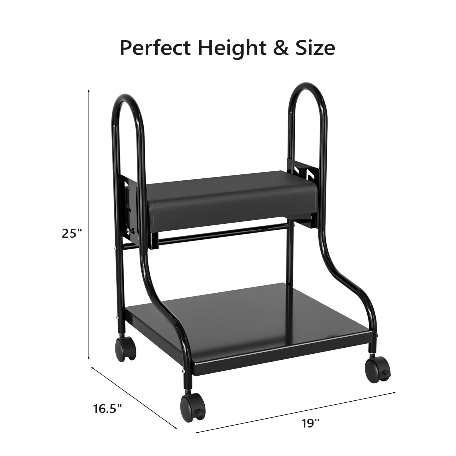 OmySalon SFBC Portable Adjustable Height Pedicure Foot Bath Trolley Cart - Image 8