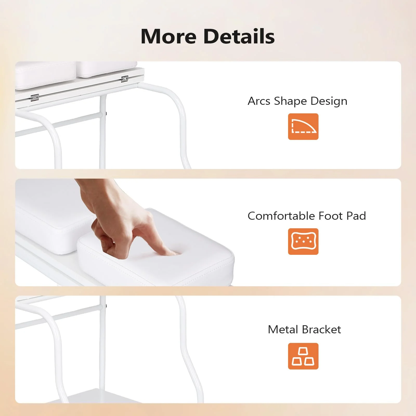 OmySalon SFBCM Portable Foot Bath Pedicure Trolley Cart with Foldable Board - Image 13