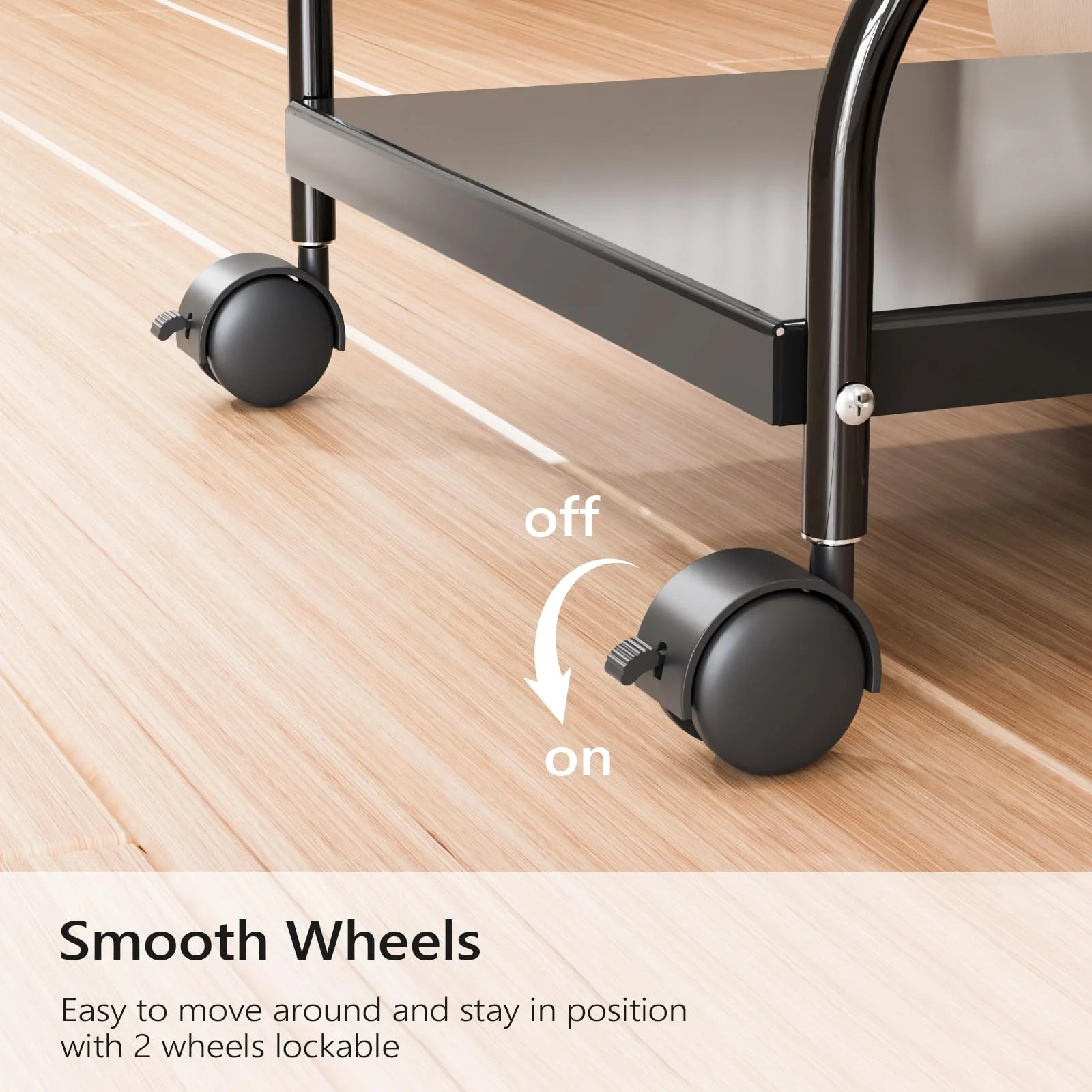 OmySalon SFBCM Portable Foot Bath Pedicure Trolley Cart with Foldable Board - Image 5