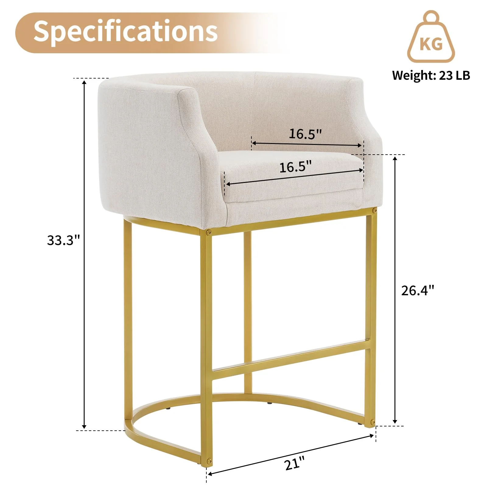 OmySalon Velvet Vanity Manicure Chair Chair with High Gold Metal Support & Comfotable Armrest - Image 3