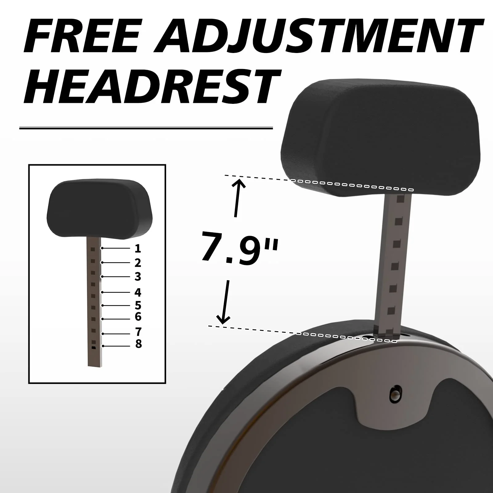 OmySalon BC1101 Vintage Style Heavy Duty Hydraulic Recline Barber Chair - Image 23