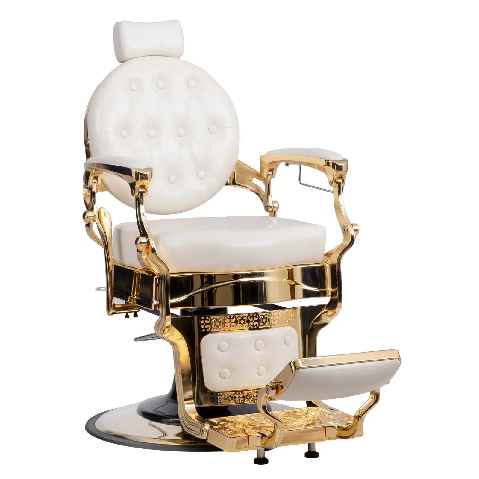 OmySalon BC1601 Vintage Style Heavy Duty Hydraulic Recline Barber Chair - Image 30