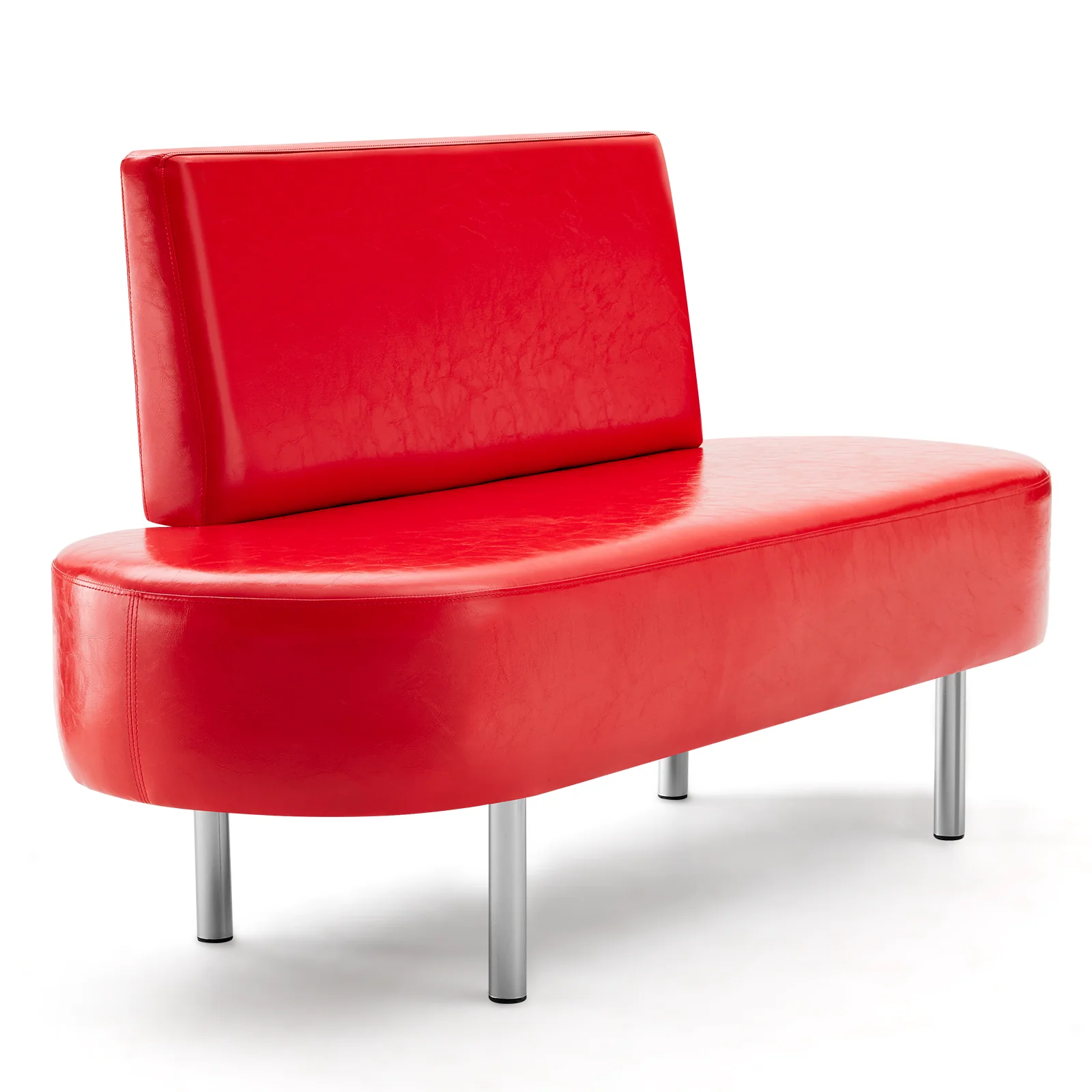 OmySalon WBWB Modern Reception Waiting Room Bench Chair with Backrest for Beauty Barber Salon SPA Office - Image 8