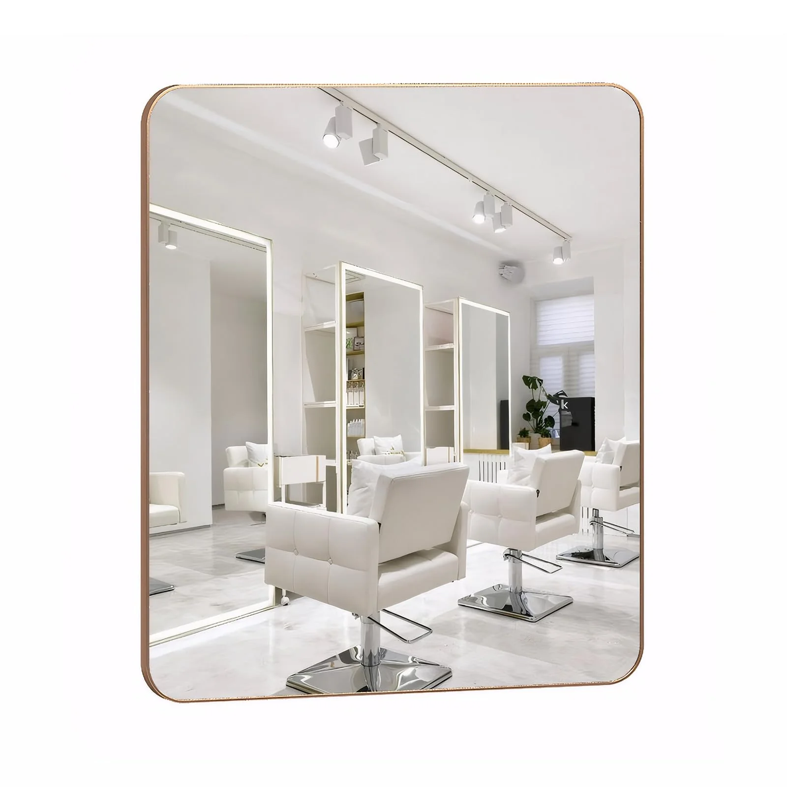 OmySalon WMSCTD Modern Retro Wall Mount Salon Styling Station with 2 Drawers 3 Heat-Resistant Tool Holders - Image 20