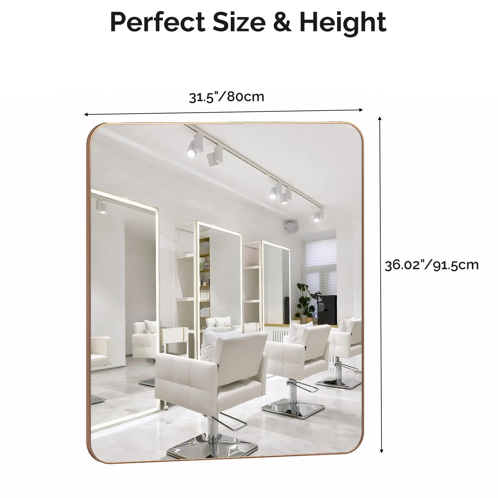 OmySalon WMSCTD Modern Retro Wall Mount Salon Styling Station with 2 Drawers 3 Heat-Resistant Tool Holders - Image 21