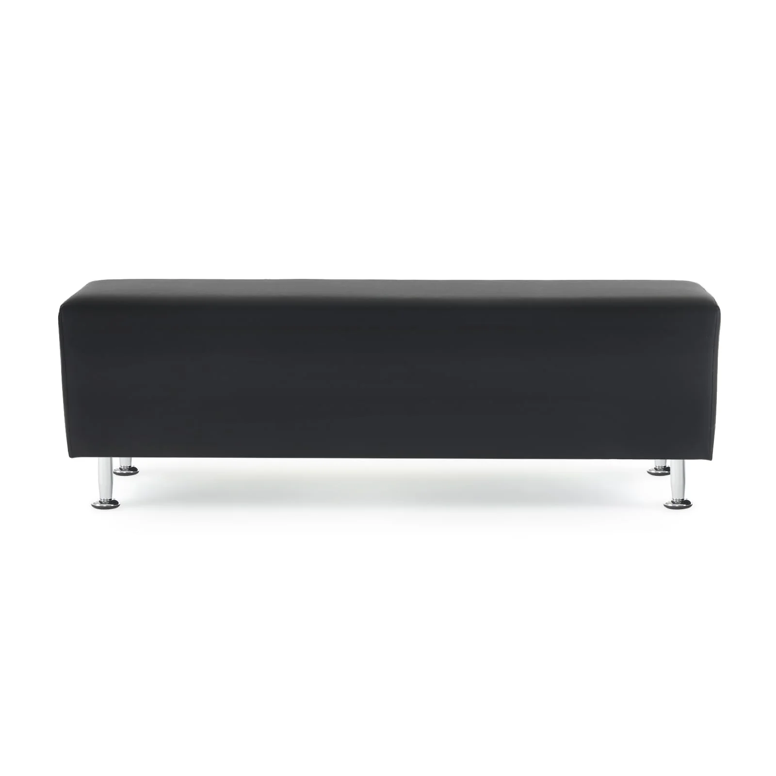 OmySalon WRB1401 53.9in Faux Leather Waiting Room Reception Bench Chair for Beauty Barber Salon SPA Office Small Space - Image 6