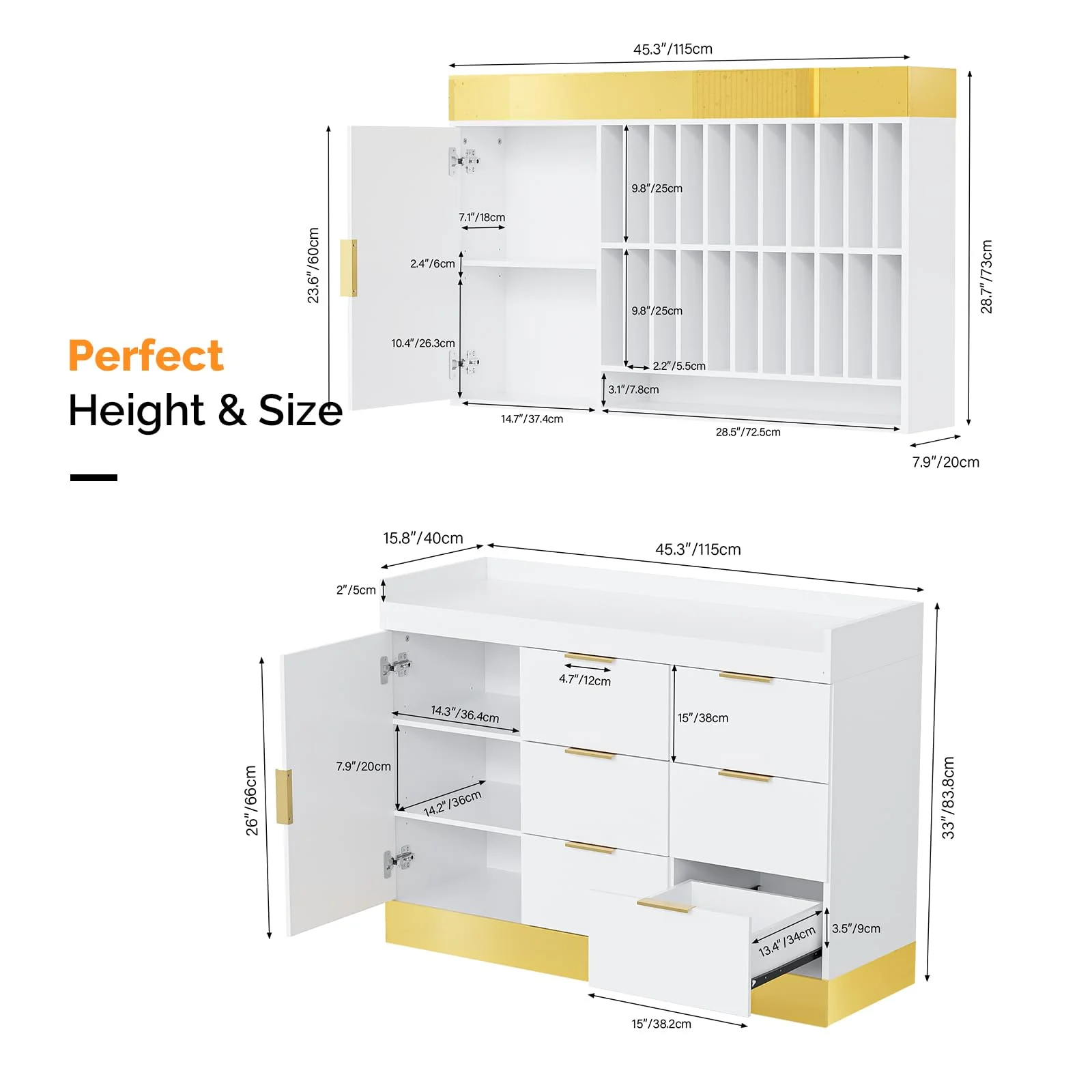 OmySalon WSCR Wall Mounted Hair Color Organizer Rack Cabinet Station - Image 8
