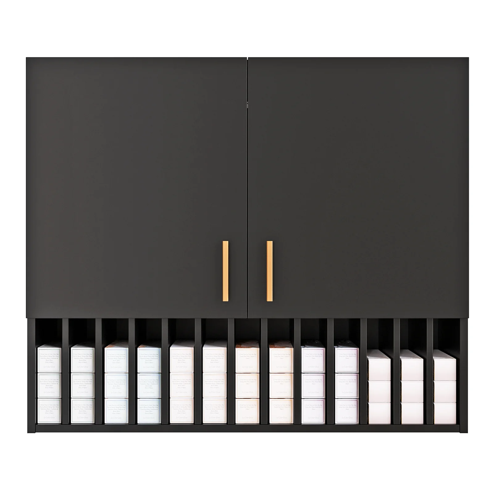 OmySalon WSCRT Wall Mounted Hair Color Organizer Rack Cabinet Station - Image 12