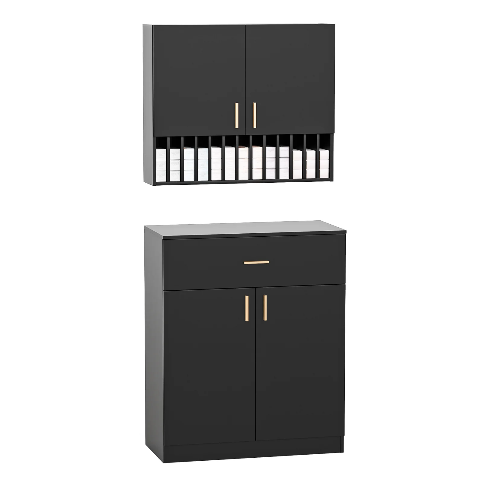 OmySalon WSCRT Wall Mounted Hair Color Organizer Rack Cabinet Station - Image 4