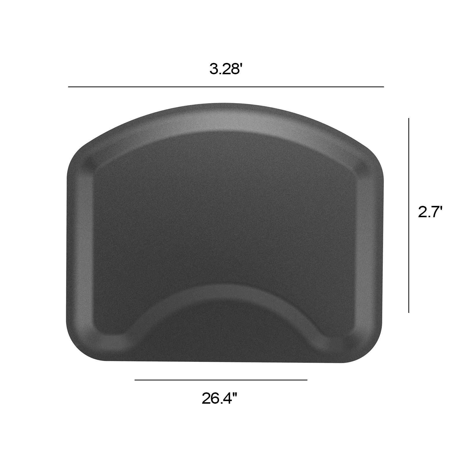 Omysalon Salon Floor Mat Anti Fatigue Barber Chair Mats for Round Base 1/2in Thick - Image 14