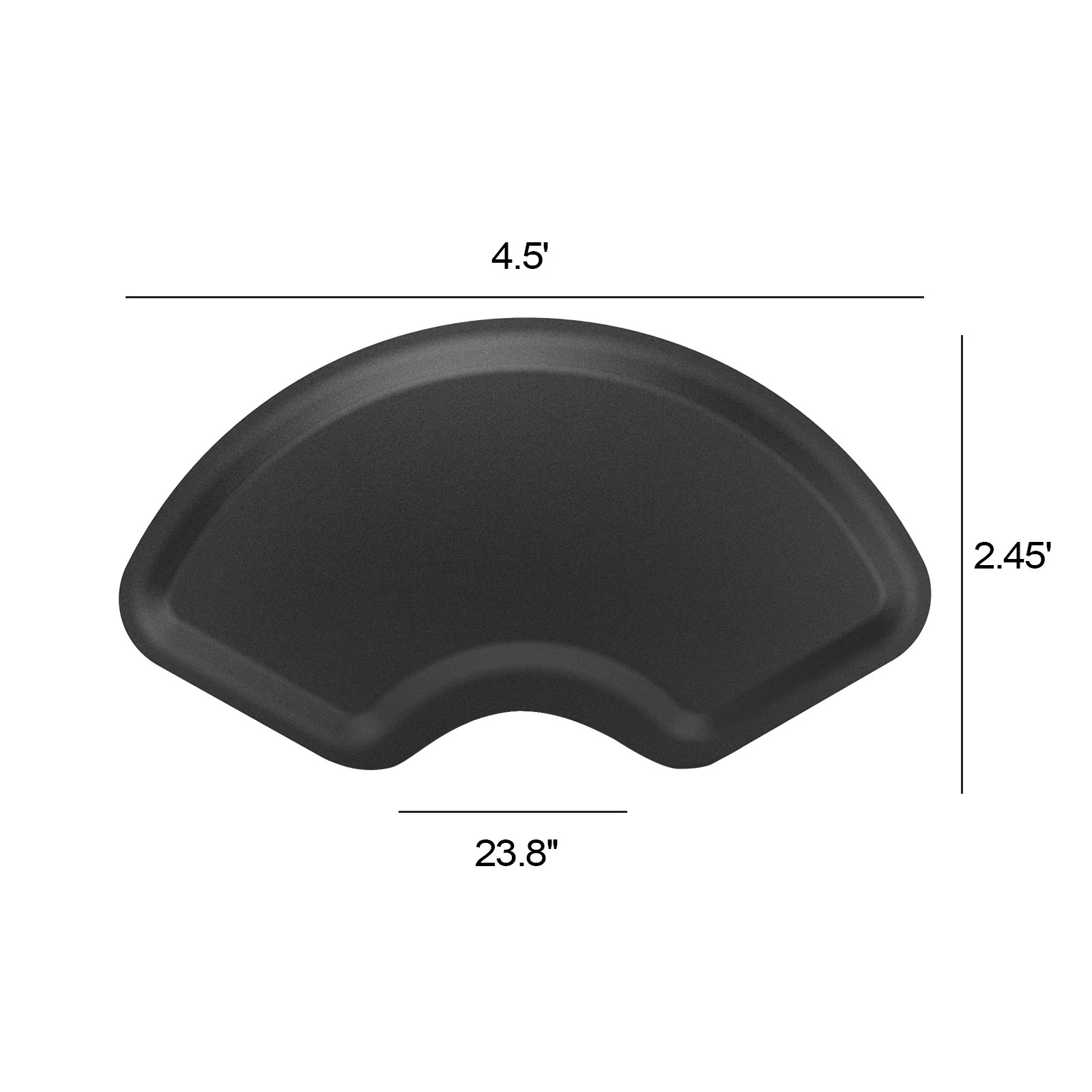 Omysalon Salon Floor Mat Anti Fatigue Barber Chair Mats for Round Base 1/2in Thick - Image 8