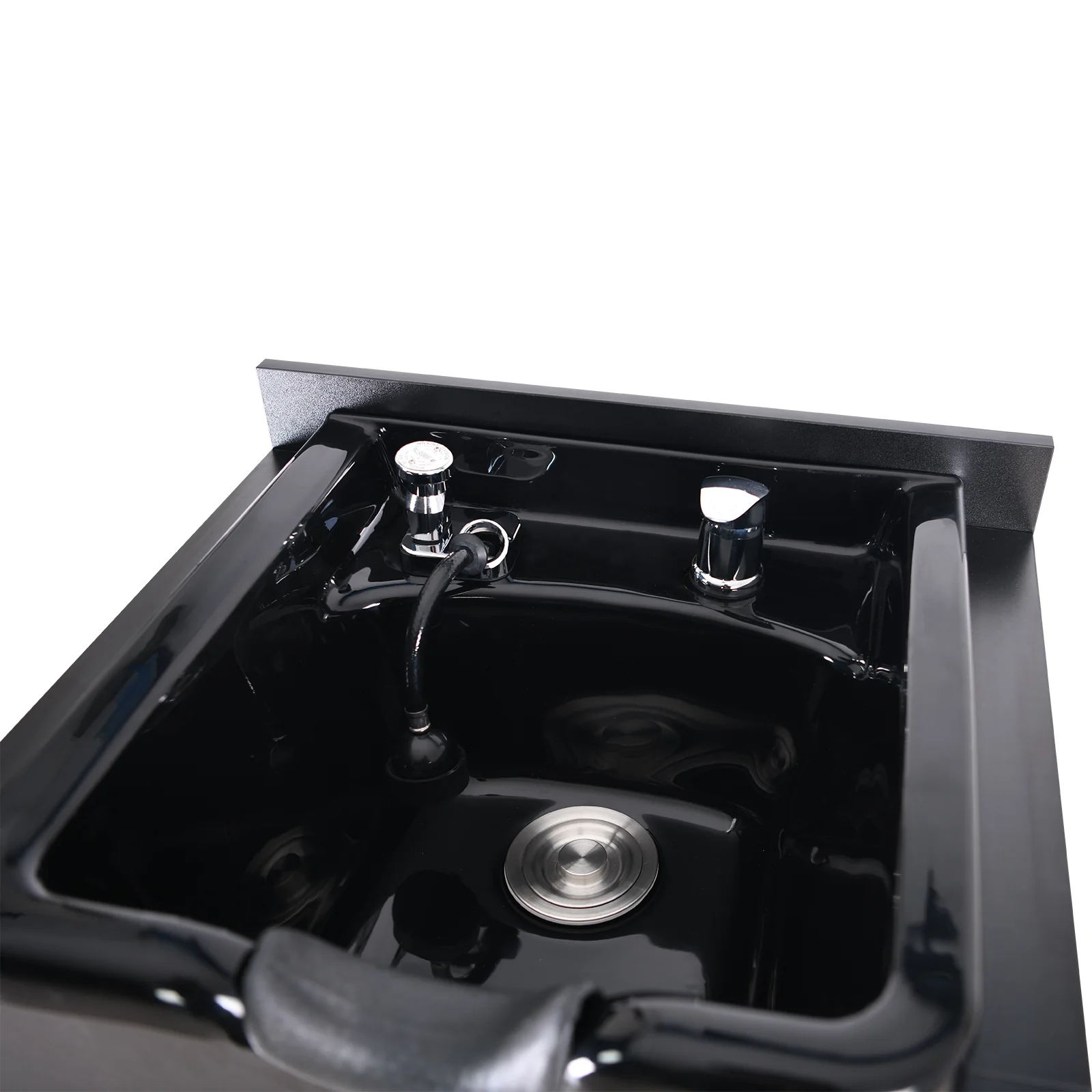 Omysalon Salon Wet Cabinet Station with Shampoo Bowl & Sprayer Faucet - Image 10